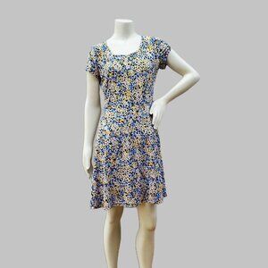 Michael Kors floral print midi dress soft and stretchy Sundress Summer Medium
